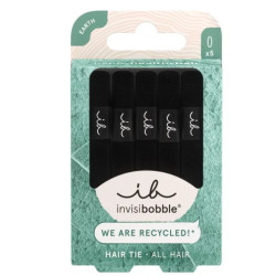 Invisibobble HAIR TIE Black 5 ks