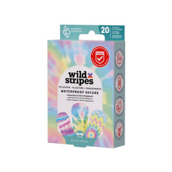 Náplasti Wild Stripes Waterproof Rainbow 20 ks
