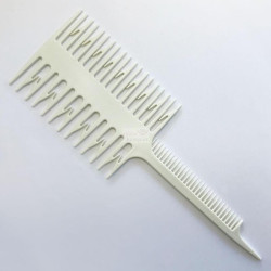 Hřeben melírovací bílý