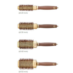 Olivia Garden EXPERT STRAIGHT GOLD&BROWN ⌀ 40 mm