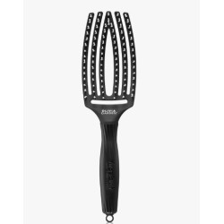 Olivia Garden Fingerbrush Medium Black Nylon