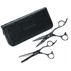 Olivia Garden DRAGON SHEAR COLLECTION SET (pouzdro + nůžky + efilační nůžky)
