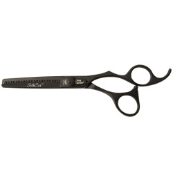Olivia Garden SILKCUT SHEAR MATT BLACK efilační nůžky