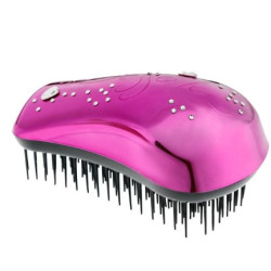 Dessata SWAROVSKI FUCHSIA HEART Rozčesávací kartáč
