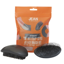 JEAN by Olivia Garden THE MILITARY HAIR & BEARD BRUSH KIT Kartáče na vlasy a vousy