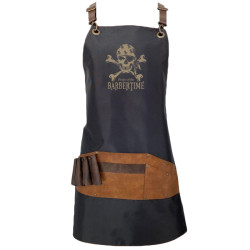 Černá barber zástěra BARBERTIME Black apron