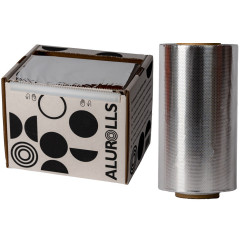 Alurolls texturovaný alobal v krabičce 14mik. 100m x 12cm