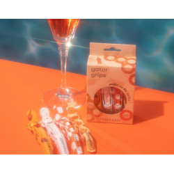 Framar Gator Grips Puttin' On The Spritz - Klipsy s protiskluzovou gumičkou 4 ks