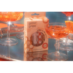 Framar Gator Grips Puttin' On The Spritz - Klipsy s protiskluzovou gumičkou 4 ks