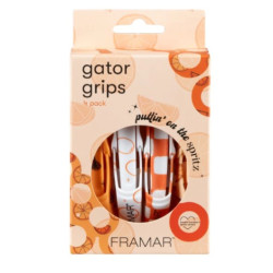 Framar Gator Grips Puttin' On The Spritz - Klipsy s protiskluzovou gumičkou 4 ks