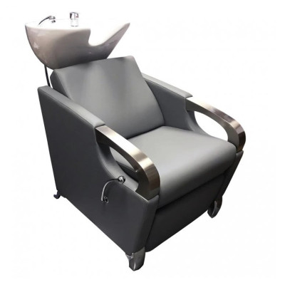 Kadeřnický mycí box CONTE šedý