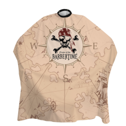 Barber pláštěnka pirátská mapa BARBERTIME