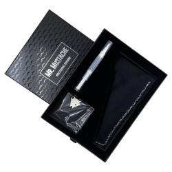 Kadeřnické nůžky MR. MUSTACHE Craft Black-Blue - 5,5" / 6,0"