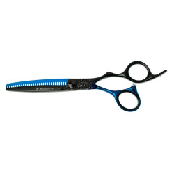 Efilační nůžky MR. MUSTACHE Craft Black-Blue 6,0"