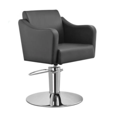 Kadeřnické křeslo Petal chrom černé