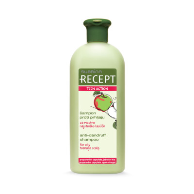 Subrina Recept šampon proti lupům pro mastnou pokožku hlavy u dospívajících Teen Action 400 ml