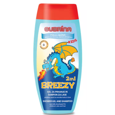 Subrina Dětský sprchový gel a šampon Breezy 250 ml