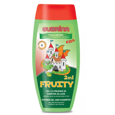 Subrina Dětský sprchový gel a šampon Fruity 250 ml
