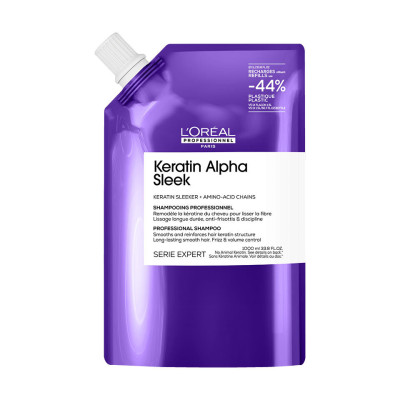 L'Oréal Professionnel Keratin Alpha Sleek Shampoo Refill 1000 ml