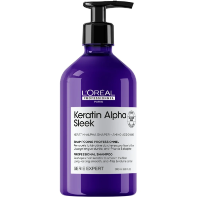 L'Oréal Professionnel Keratin Alpha Sleek Shampoo 500ml