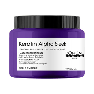 Loréal Professionnel Keratin Alpha Sleek - Maska pro uhlazení krepatých vlasů 500 ml
