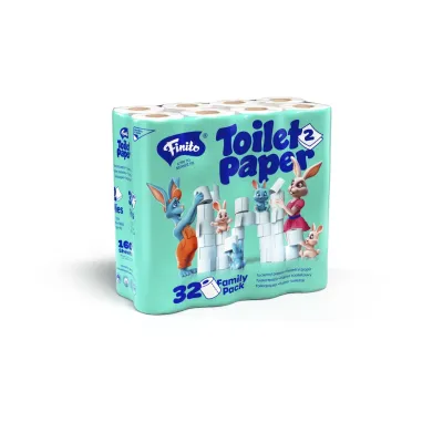 Toaletní papír FINITO, 2 vrstvy, celuloza, 1x32ks