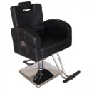 Pánské kadeřnické křeslo ALEX černá 