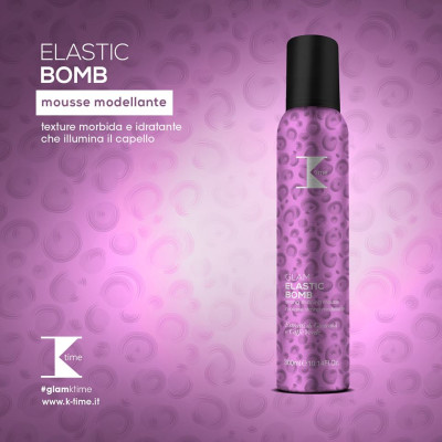 K-Time Glam Elastic Bomb - elastické pěnové tužidlo 300ml