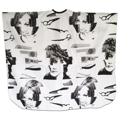 Pláštěnka stříhací vzor hřeben, fén