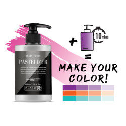 Black Professional Crazy Toner Semi-permanent Hair Colour 300 ml